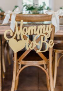 baby shower chair decorations